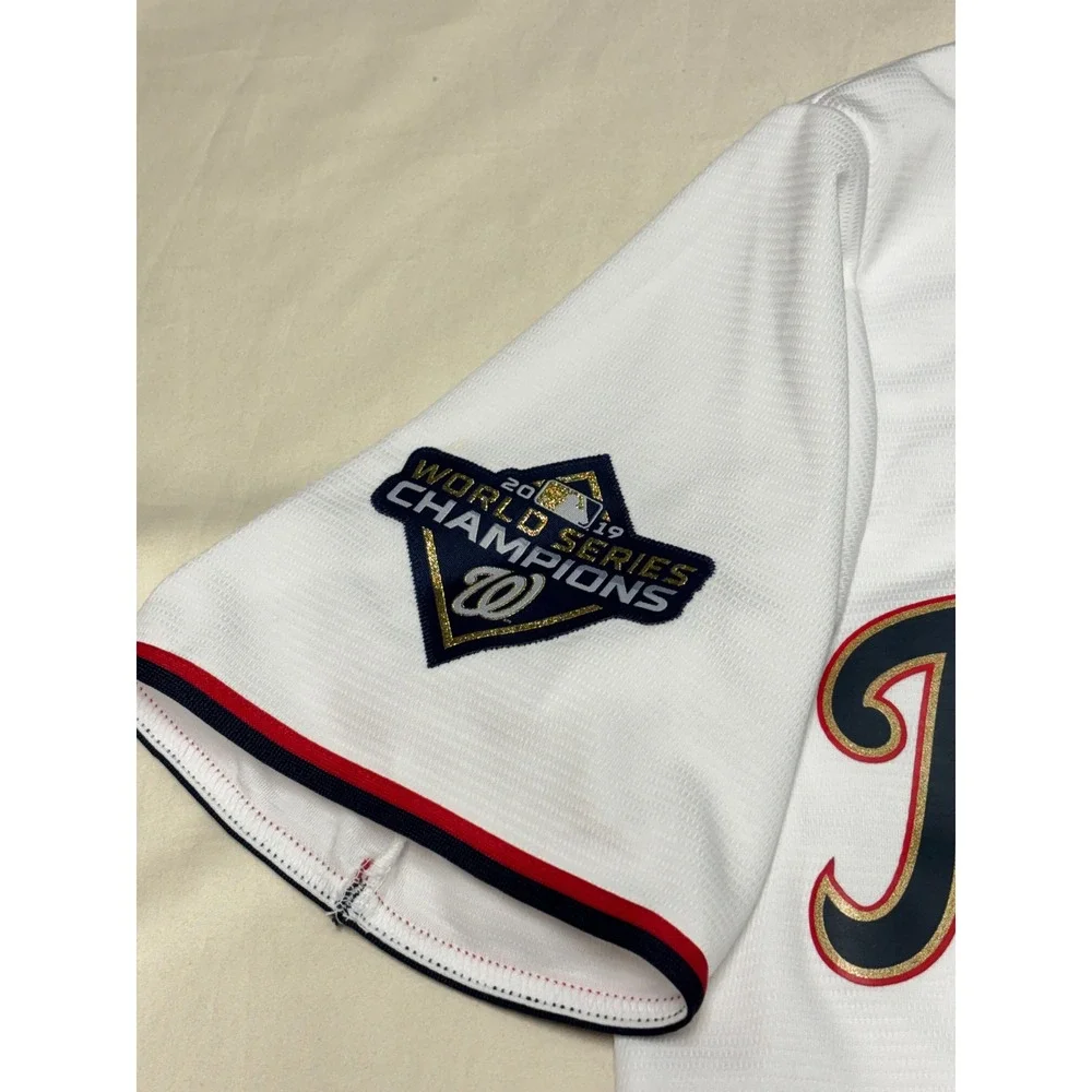 Nike Washington Juan Soto 22 World Series 2019 Champions Jersey White Men S
